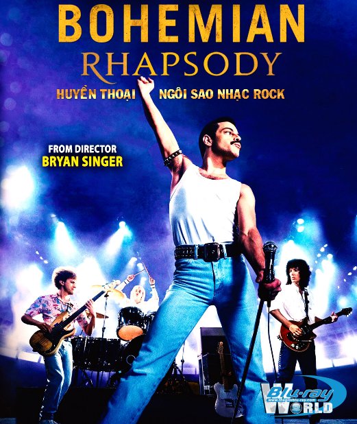 B3862. Bohemian Rhapsody 2018 - Huyền Thoại Ngôi Sao Nhạc Rock 2D25G (DTS-HD MA 7.1) OSCAR 91